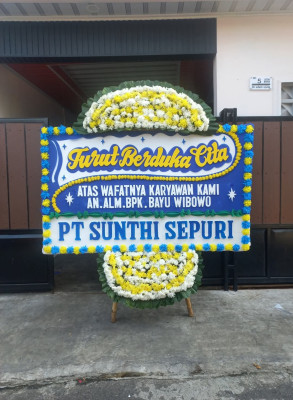 Papan Bunga Duka di Cilandak